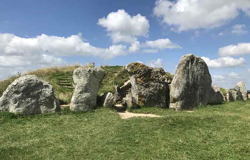 Ancient stones atop a grass landscape.